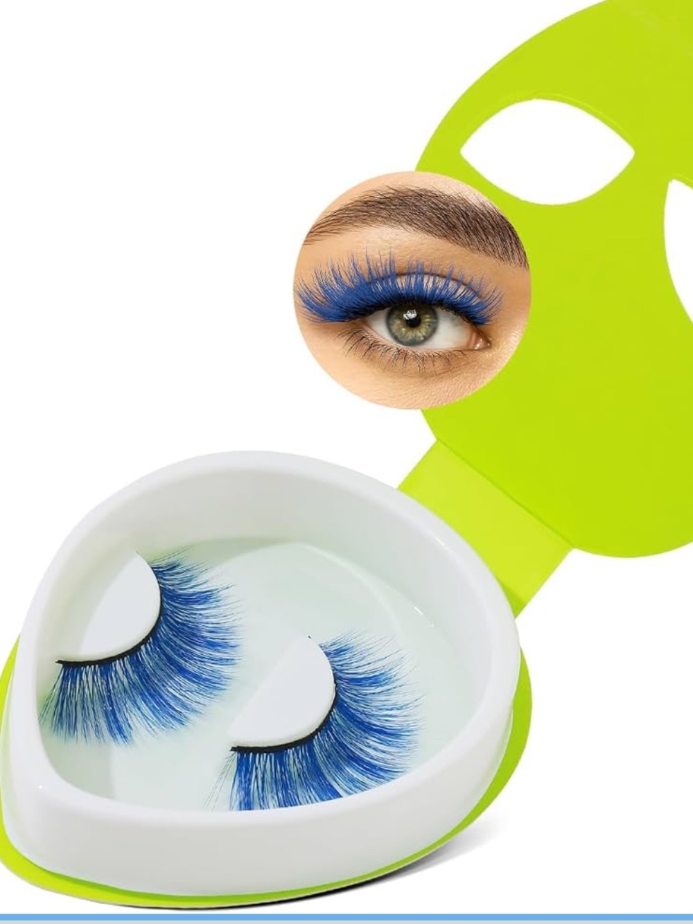 Profusion Cosmetics UFO SFX Lashes - Neon Lime Green Case